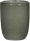Mica Decorations Tabo Bekers - 10 x 7 cm - Keramiek - Grijs - 4 Stuks