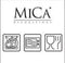 Mica Decorations tabo bord creme maat in cm: 2 x 14