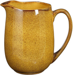 Mica Decorations Tabo Karaf - 10x10x16 cm - Steen - Geel