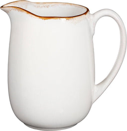 Mica Decorations Tabo Karaf - 10x10x16 cm - Steen - Wit