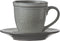 Mica Decorations - Tabo kop en schotel grijs - l7,5xb4,5xh7,5cm