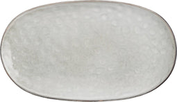 Mica Decorations Tabo Ovaal Bord - L31 x B18 x H3 cm - Grijs