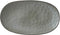 Mica Decorations Tabo Ovaal Bord - L31 x B18 x H3 cm - Grijs