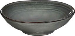 Mica Decorations Tabo Schaal - 3 x 11 cm - Keramiek - Grijs - 4 Stuks