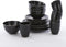 Mica Decorations Tabo Serviesset 4 Persoons - Zwart
