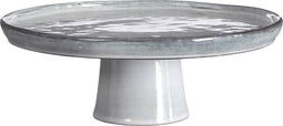 Mica Decorations Tabo Taartplateau - H10 x Ø27 cm - Grijs