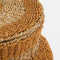 Mica Decorations Tacoma Opbergmand met Deksel - H48 x Ø55 cm - Jute - Geel