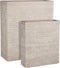 Mica Decorations Tallinn Plantenbakken - 80 x 30 x 92 cm - Magnesium - Taupe - Set van 2