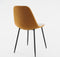 Mica Decorations Tallos Eetkamerstoel - Gerecycled Polyester - Beige, Oker