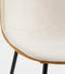 Mica Decorations Tallos Eetkamerstoel - Gerecycled Polyester - Off White, Oker