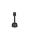 Mica Decorations Tartan Candleholder - H21 x Ø8,5 cm - Mango wood - Black