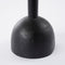 Mica Decorations Tartan Candleholder - H21 x Ø8,5 cm - Mango wood - Black