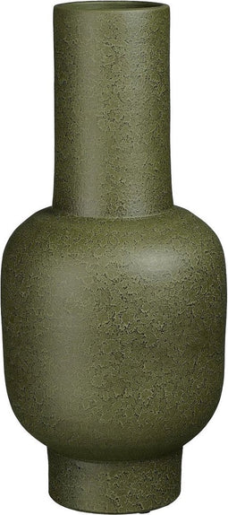 Mica Decorations Tess Vaas - 22x22x48 cm - Terracotta - Groen