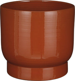 Mica Decorations Thiago Bloempot - 26x26x23 cm - Terracotta - Rood