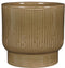 Mica Decorations Thiago Bloempot - H23 x Ø26 cm - Terracotta - Lichtgroen