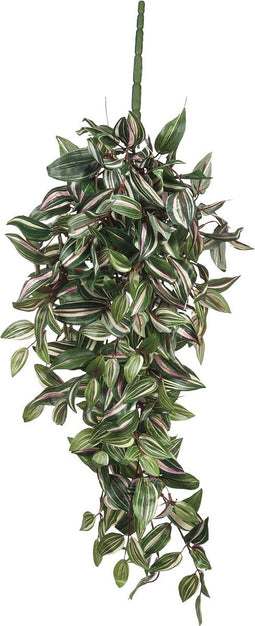 Mica Decorations Tradescantia Kunst Hangplant - L15 x B30 x H80 cm - Groen
