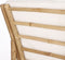 Mica Decorations Tropical Loungebank - L120 x B88 x H73 cm - Bamboe - Lichtbruin