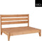 MICA Decorations Tuinbank Chicago Bruin - 120x83,5cm