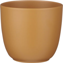 Mica Decorations Tusca Bloempot - 17x17x16 cm - Keramiek - Bruin