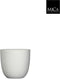 Mica Decorations Tusca Bloempot - 17x17x16 cm - Keramiek - Wit