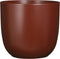Mica Decorations Tusca Bloempot - 28x28x25 cm - Keramiek - Donkerbruin