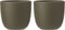 Mica Decorations Tusca Bloempot - H14 x Ø14,5 cm - Groen