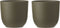 Mica Decorations Tusca Bloempot - H16 x Ø17 cm - Groen