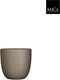 Mica Decorations Tusca Bloempot - H16 x Ø17 cm - Mat - Taupe