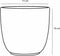 Mica Decorations Tusca Bloempot - H16 x Ø17 cm - Zwart