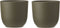 Mica Decorations Tusca Bloempot - H20 x Ø22,5 cm - Groen