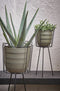Mica Decorations Tusca Bloempot - H20 x Ø22,5 cm - Groen