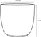 Mica Decorations Tusca Bloempot - H20 x Ø22,5 cm - Wit