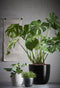 Mica Decorations Tusca Bloempot - H23 x Ø25 cm - Antraciet