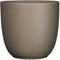 Mica Decorations Tusca Bloempot - H23 x Ø25 cm - Mat - Taupe