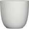 Mica Decorations Tusca Bloempot - H23 x Ø25 cm - Mat - Wit