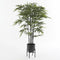 Mica Decorations Tusca Bloempot - H23 x Ø25 cm - Mat - Zwart