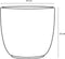 Mica Decorations Tusca Bloempot - H23 x Ø25 cm - Wit