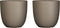 Mica Decorations Tusca Bloempot - H25 x Ø28 cm - Mat - Taupe
