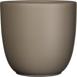 Mica Decorations Tusca Bloempot - H28,5 x Ø31 cm - Mat - Taupe