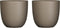 Mica Decorations Tusca Bloempot - H28,5 x Ø31 cm - Mat - Taupe
