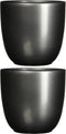 Mica Decorations Tusca Bloempot - H31,5 x Ø35 cm - Antraciet