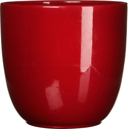 Mica Decorations Tusca Bloempot - H31,5 x Ø35 cm - Donkerrood