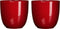 Mica Decorations Tusca Bloempot - H31,5 x Ø35 cm - Donkerrood