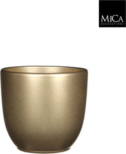 Mica Decorations - Tusca pot rond goud h13xd13,5 cm