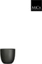 Mica Decorations - Tusca pot rond zwart mat h7,5xd8,5 cm