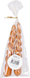 Mica Decorations Twist Kaars - Set van 2 - H15 cm - Bruin, glanzend