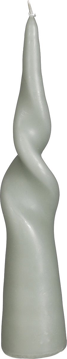 Mica Decorations Twist Kegelkaars - H25 x Ø5 cm - Lichtgroen