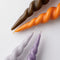 Mica Decorations Twist Kegelkaars - H25 x Ø5 cm - Lila
