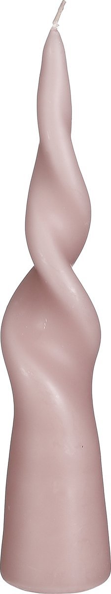 Mica Decorations Twist Kegelkaars - H25 x Ø5 cm - Mauve