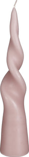 Mica Decorations Twist Kegelkaars - H25 x Ø5 cm - Mauve